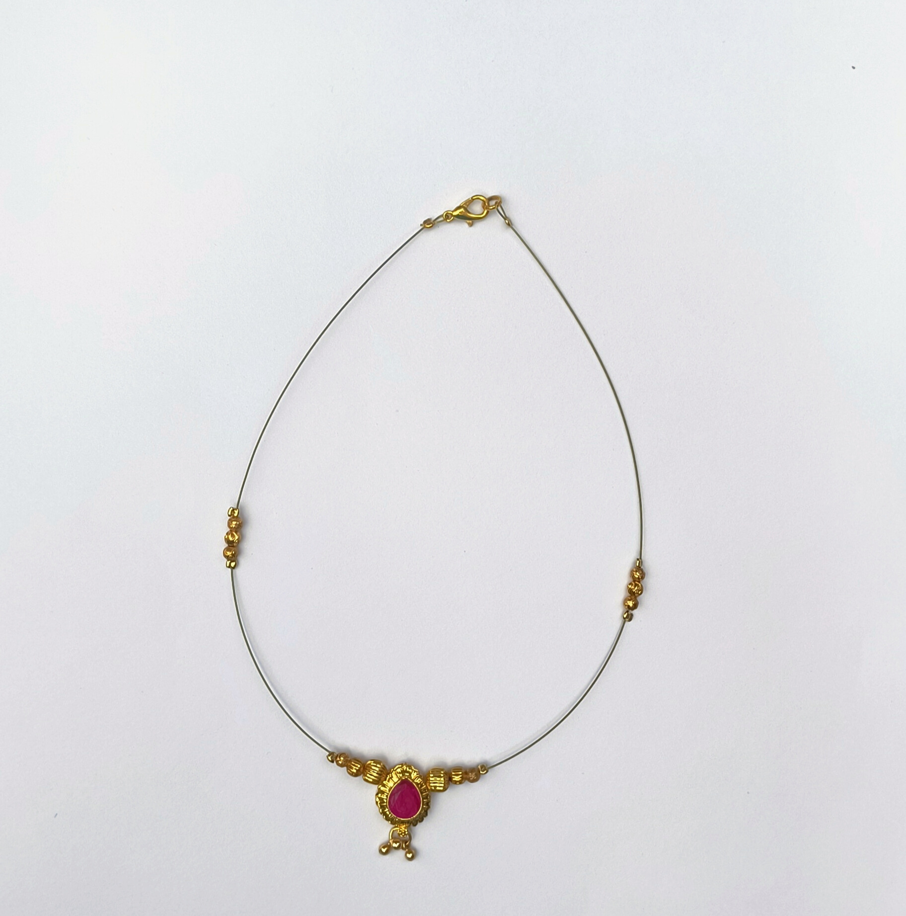 Ruby Noor Invisible Necklace ❤️✨