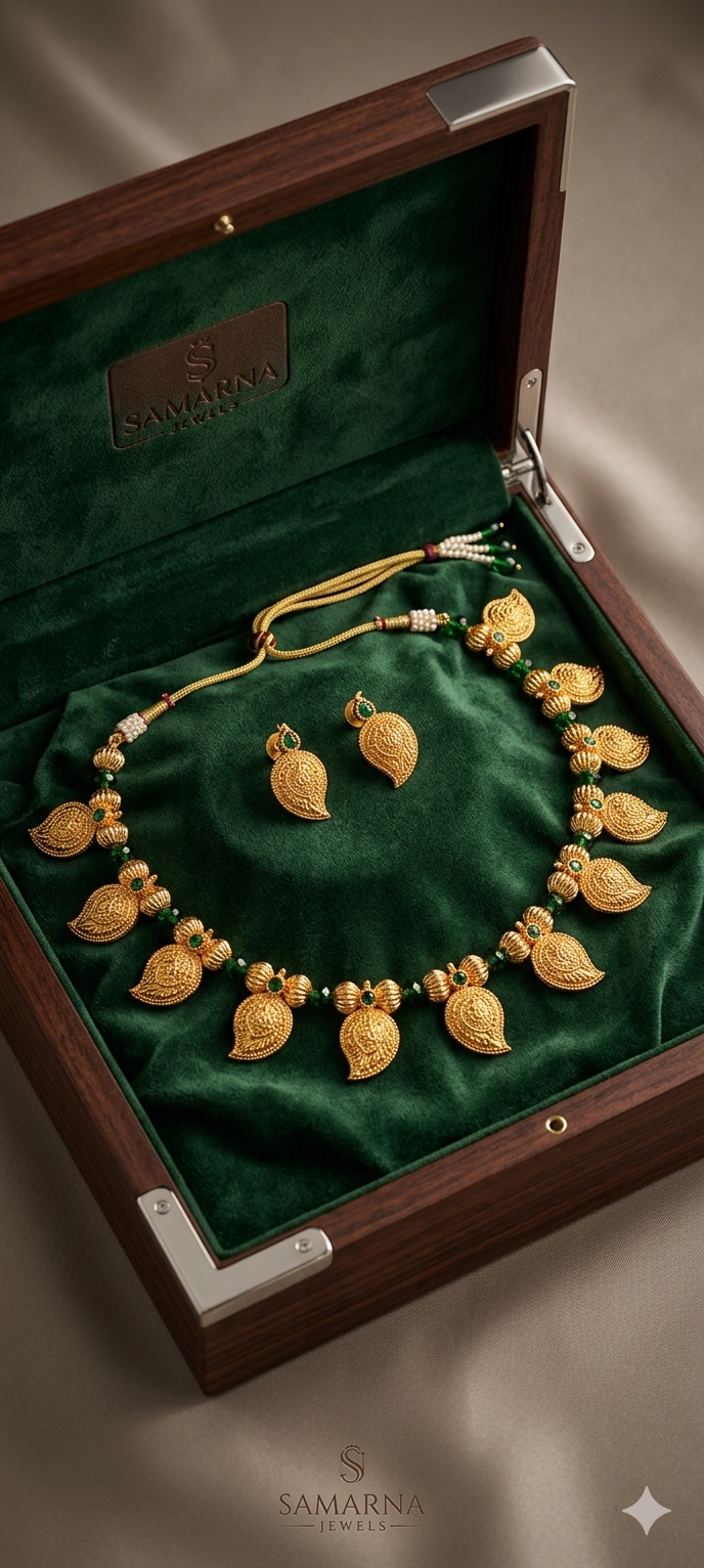 Peshwai Pan Haar (Mango Shap)