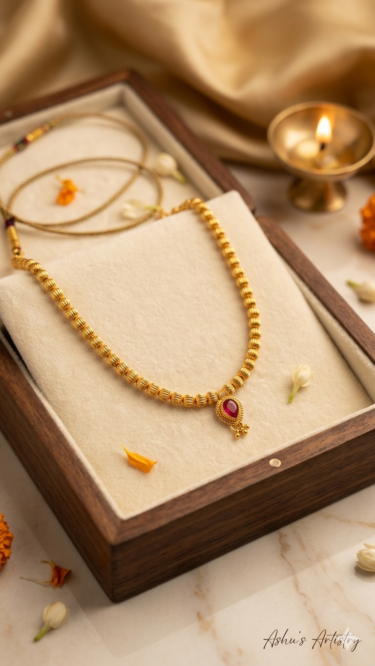 Royal Ruby Drop Necklace