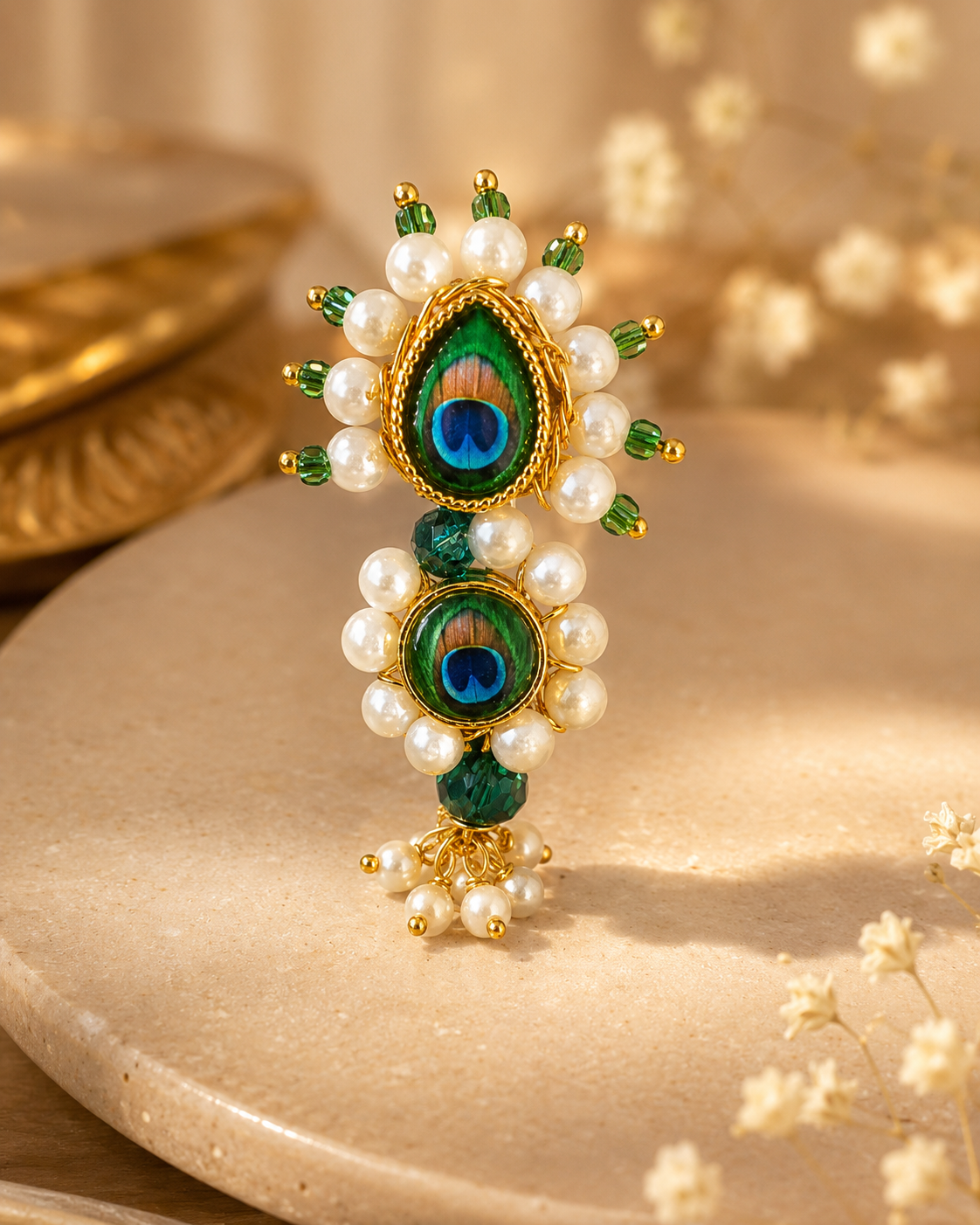 Peacock Saree Pin 
