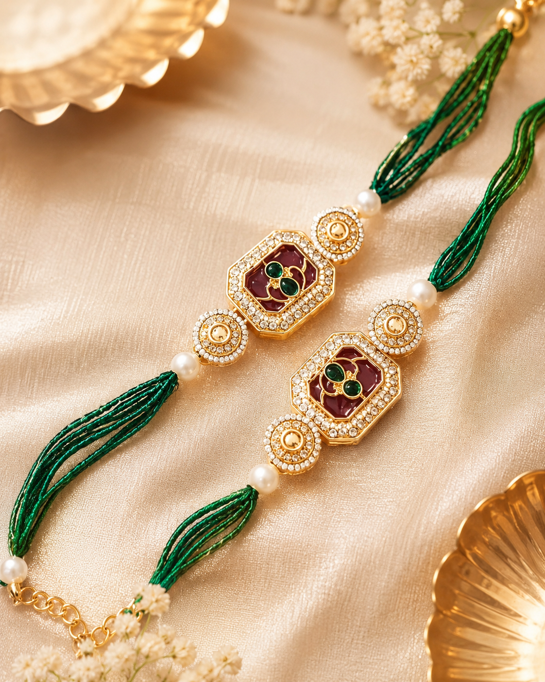 Premium Bhai Bhabhi Rakhi Set | BB11
