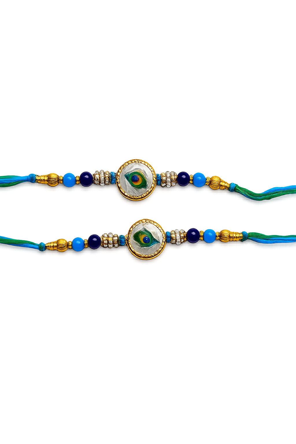 Handmade Morpankh Rakhi | Premium Raksha Bandhan Rakhi I RK23