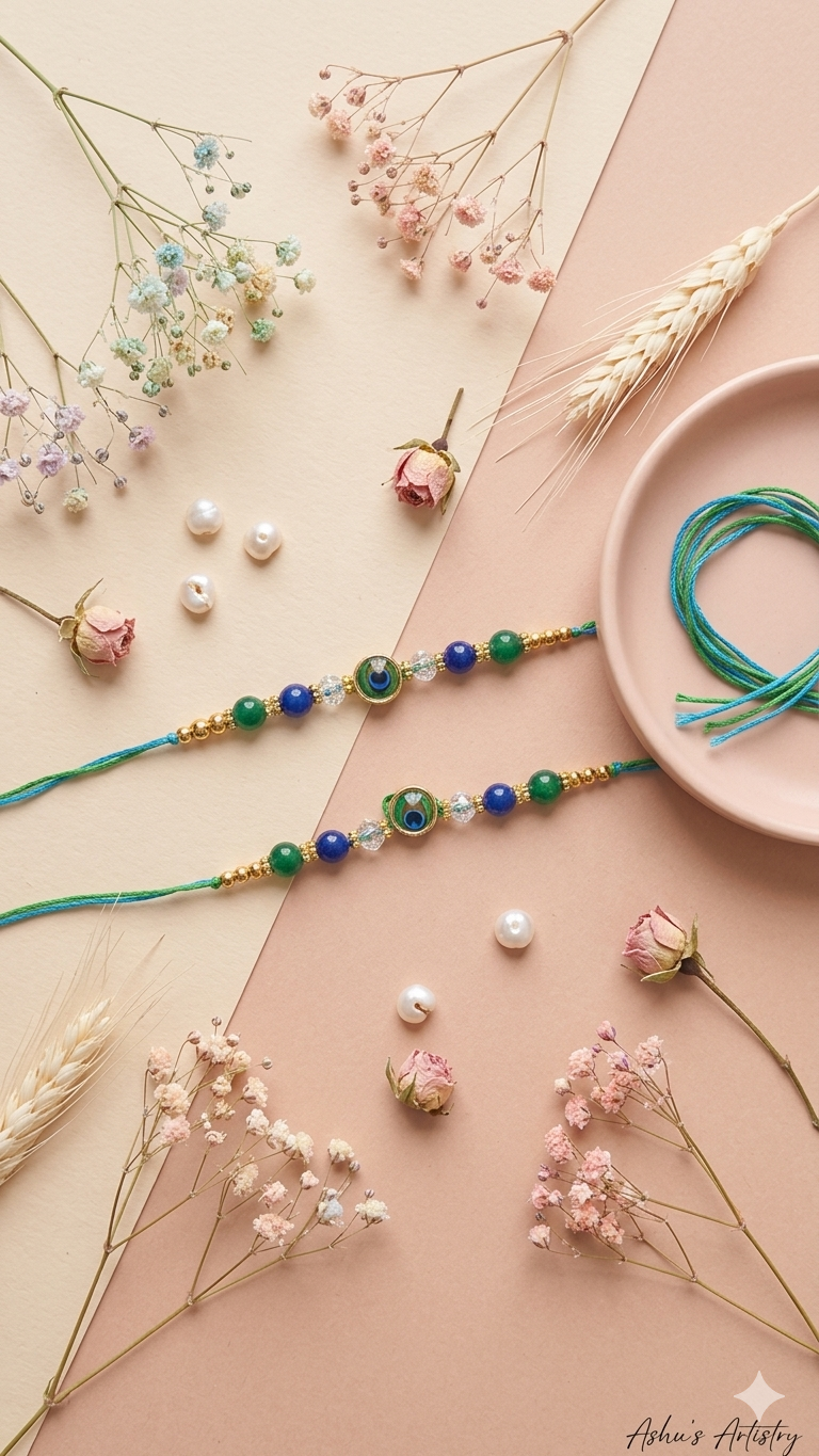 Premium Morpankh Designer Rakhi for Brother | Raksha Bandhan Special I RK14