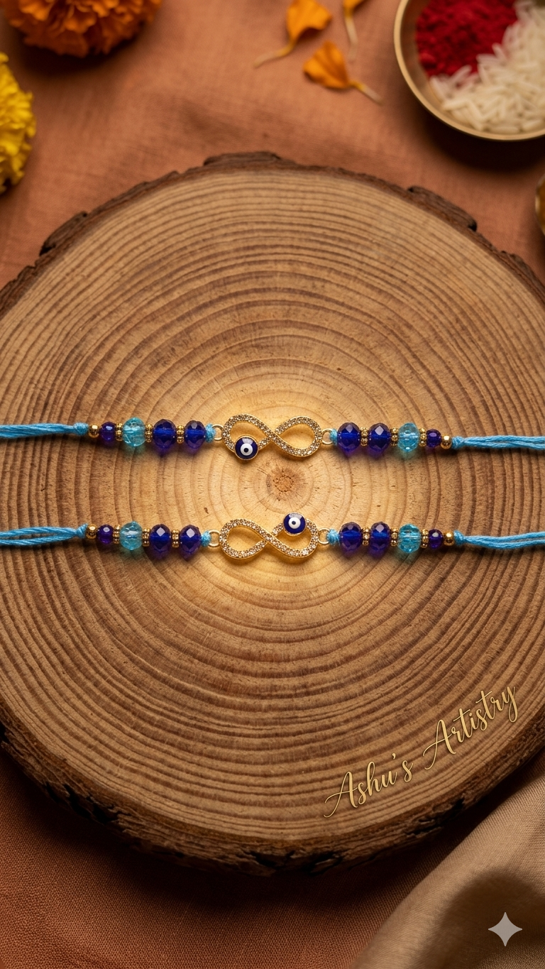 Premium Nazar Rakhi for Raksha Bandhan I RK62