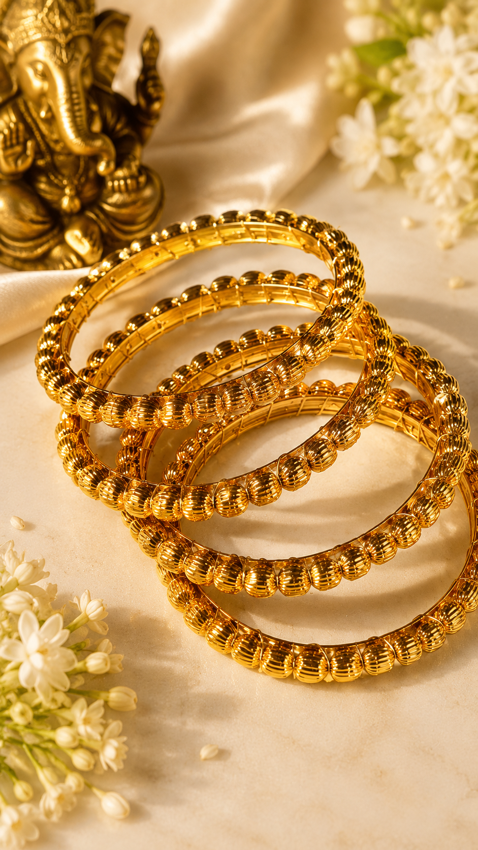 Traditional Festive Bangles (Set of 4)